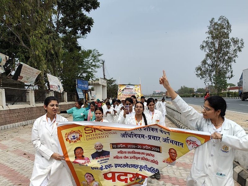 Awareness rally on NH-19 (old NH-2)