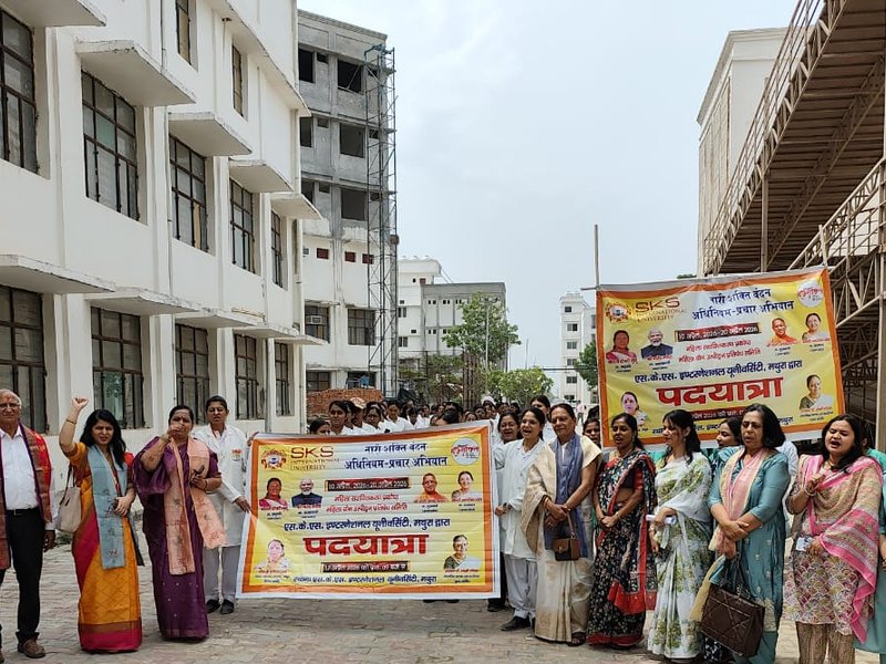 Nari Shakti Vandan padyatra – team