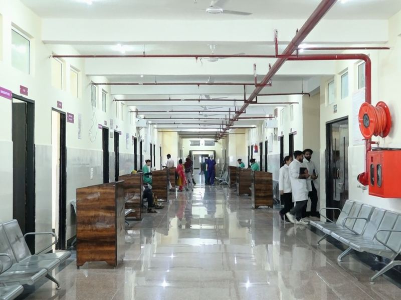OPD waiting corridor